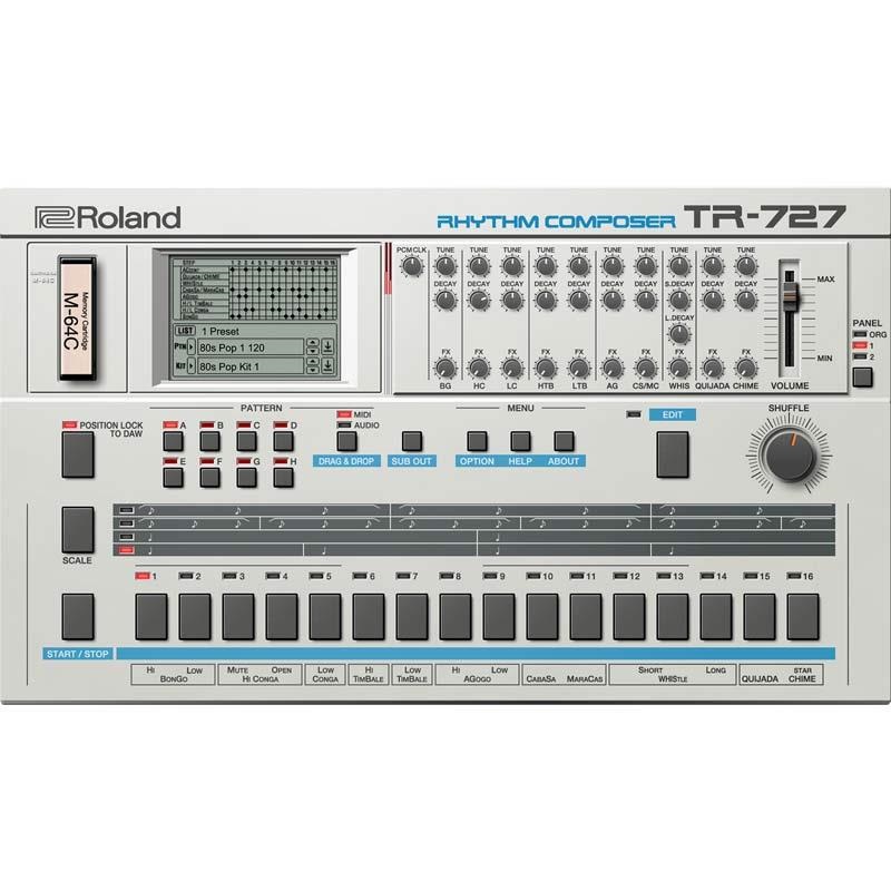Roland TR-727 Software Rhythm Composer [Lifetime Key] (ローランド)(ソフトシンセ)(オンライン納品) 画像3