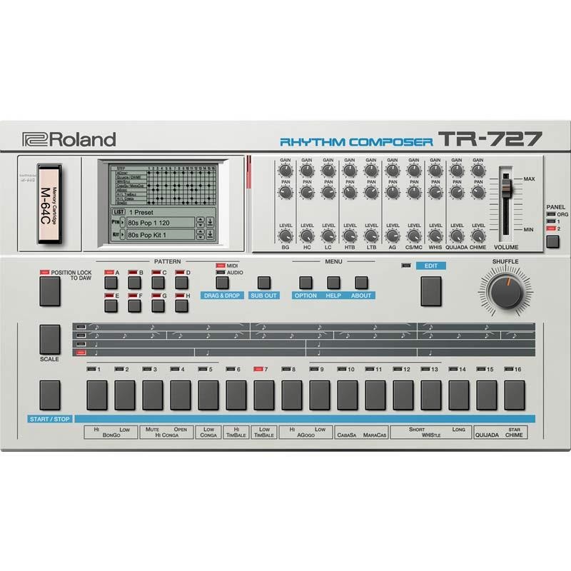 Roland TR-727 Software Rhythm Composer [Lifetime Key] (ローランド)(ソフトシンセ)(オンライン納品) 画像4