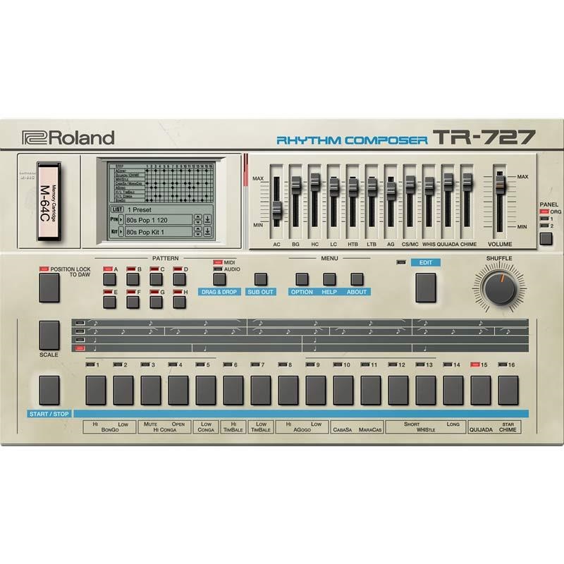 Roland TR-727 Software Rhythm Composer [Lifetime Key] (ローランド)(ソフトシンセ)(オンライン納品) 画像5