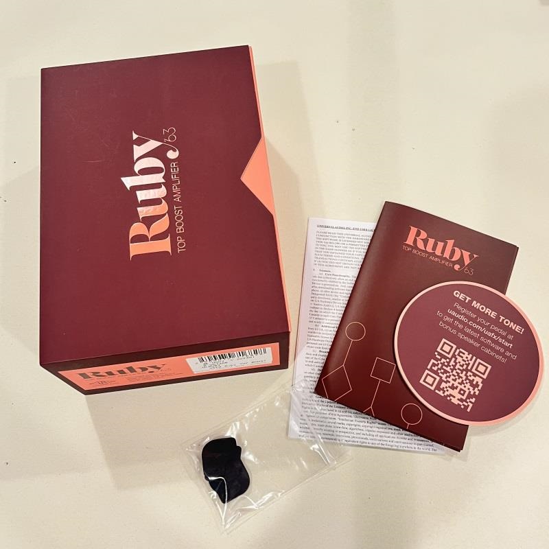 Universal Audio USED 中古 UAFX Ruby '63 Top Boost Amplifier（ユニバーサルオーディオ）プリアンプ 画像5