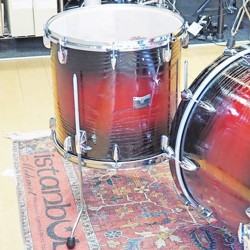YAMAHA USED 中古 Rock Tour 3pc Set-テキスチャードレッドサンバースト(TRS)- [BD22・FT16・TT12] 画像6