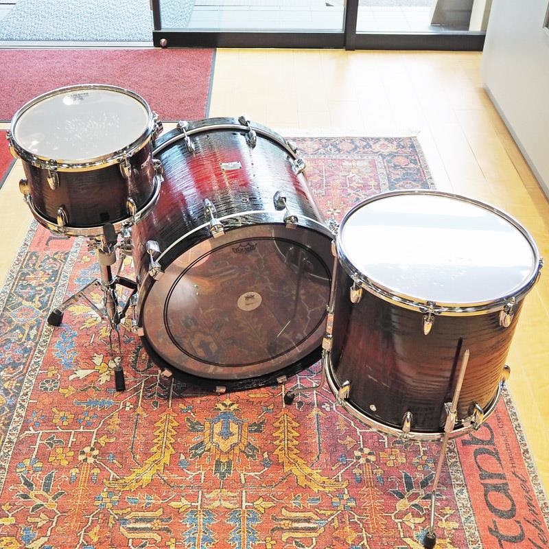 YAMAHA USED 中古 Rock Tour 3pc Set-テキスチャードレッドサンバースト(TRS)- [BD22・FT16・TT12] 画像7