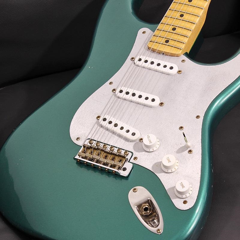 Fender Custom Shop IKEBE 50th Anniversary 1955 Stratocaster Journeyman Relic Metallic Green SN. R144466 画像4