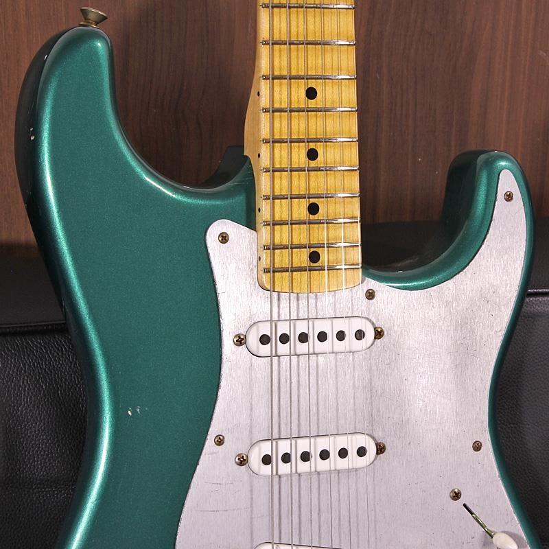 Fender Custom Shop IKEBE 50th Anniversary 1955 Stratocaster Journeyman Relic Metallic Green SN. R144466 画像5