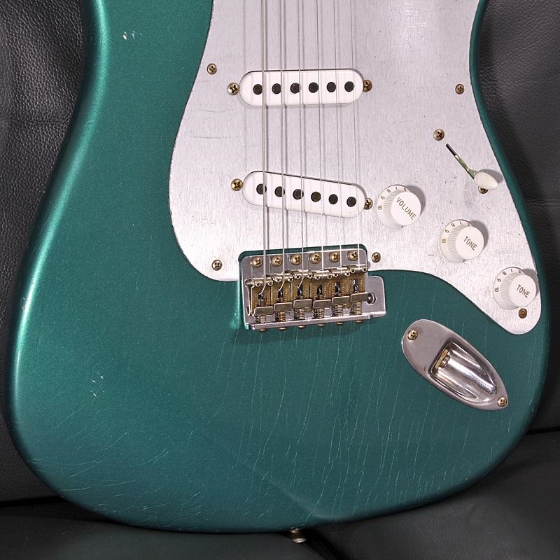 Fender Custom Shop IKEBE 50th Anniversary 1955 Stratocaster Journeyman Relic Metallic Green SN. R144466 画像6
