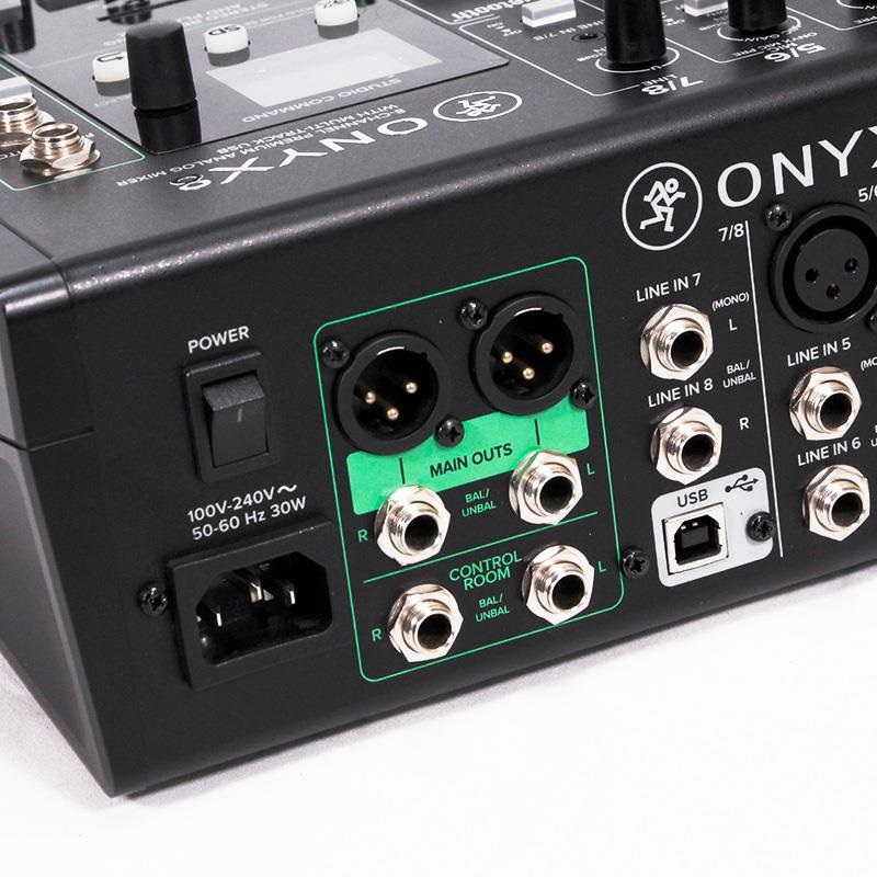 MACKIE Onyx8 【展示品アウトレット特価】【USB端子内蔵アナログミキサー】 画像3