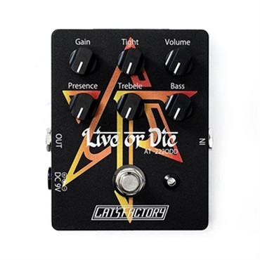 CAT’S Factory 【箱に直筆サイン入り！】AT-222ODD Live or Die/OverDrive Distortion [AKIRA TAKASAKI Signature Pedal]（キャッツファクトリー）オーバードライブ　ディストーション　高崎晃 画像1