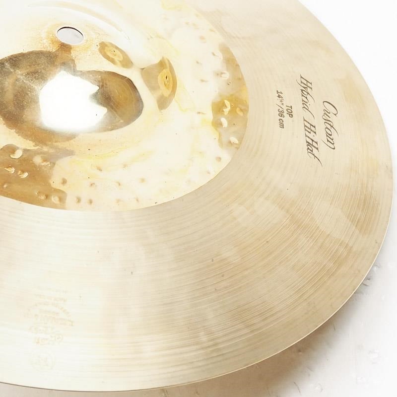 Zildjian USED 中古 K Custom Hybrid HiHat 14 1/4 pair [Top:1132g/Bottom:1276g] 画像5