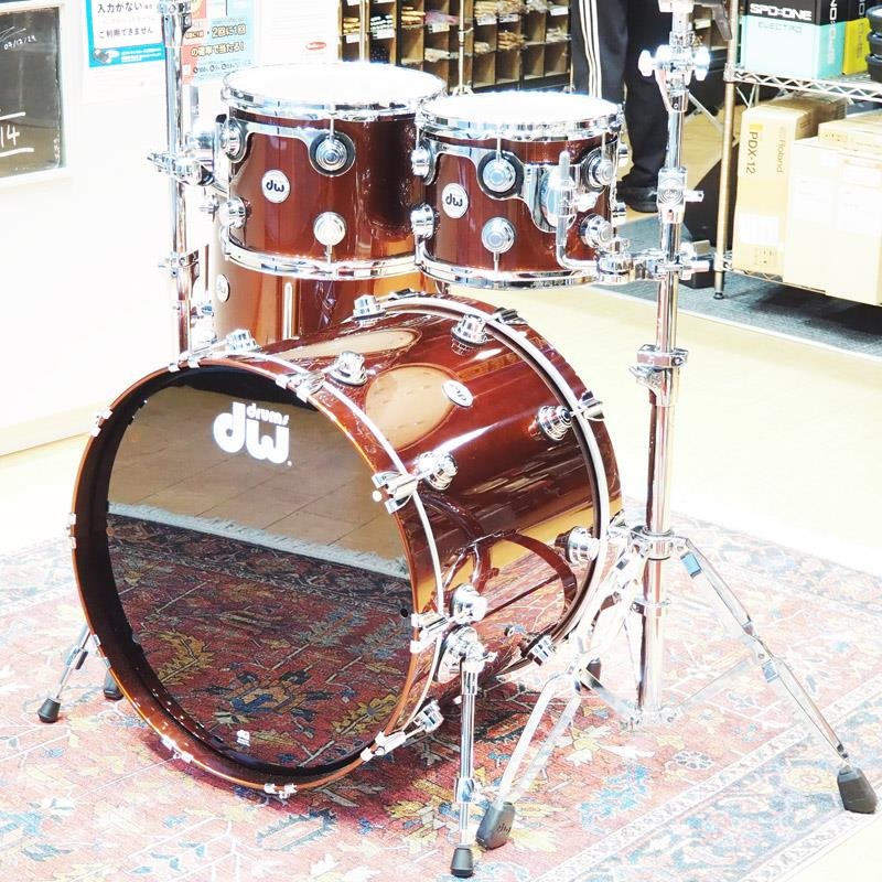 dw Collector's Pure Maple 4pc Drum Kit [BD22，FT16，TT12&10 /Root Beer Metallic Lacquer] 画像2