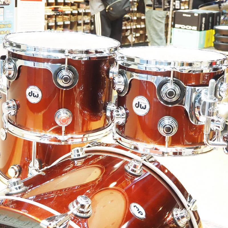 dw Collector's Pure Maple 4pc Drum Kit [BD22，FT16，TT12&10 /Root Beer Metallic Lacquer] 画像4