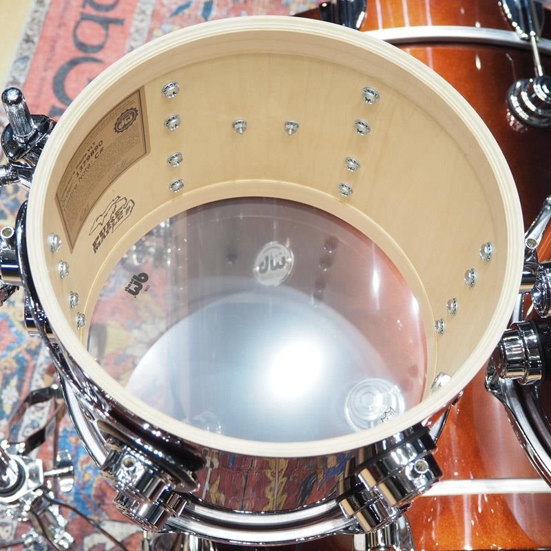 dw Collector's Pure Maple 4pc Drum Kit [BD22，FT16，TT12&10 /Root Beer Metallic Lacquer] 画像9