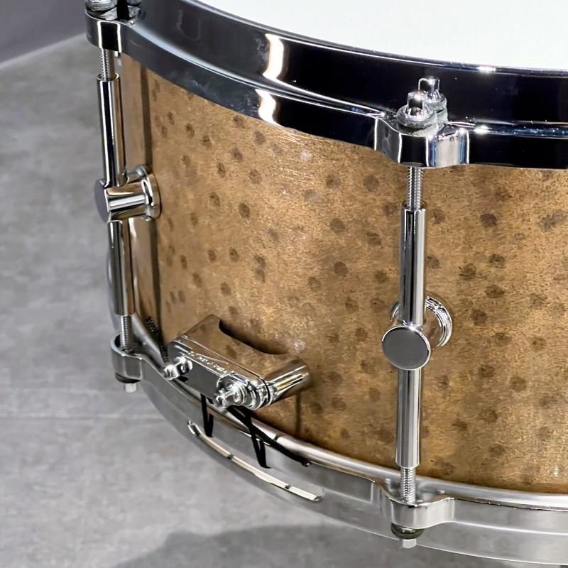 CANOPUS USED 中古品 SMB2-1465 [Patina Solid Brass Snare Drum 14×6.5]【クロームパーツ仕様】 画像2