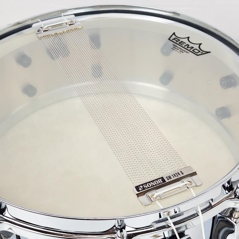 SONOR 【イケベ大阪夏祭りバーゲン！】USED 中古 SSD11-1455STS[Steve Smith Signature Snare 14''×5.5''][SONORロゴ入りセミハードケース付属] 画像8