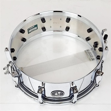 SONOR 【イケベ大阪夏祭りバーゲン！】USED 中古 SSD11-1455STS[Steve Smith Signature Snare 14''×5.5''][SONORロゴ入りセミハードケース付属] 画像9