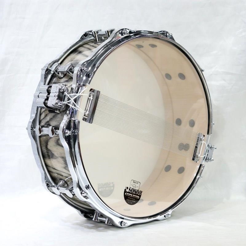 SONOR 【イケベ大阪夏祭りバーゲン！】PL-1405SDWD SNT [PROLITE Series Maple 14''×5'' / Die-Cast Hoop - スノー・タイガー]【店頭展示特価品】 画像6