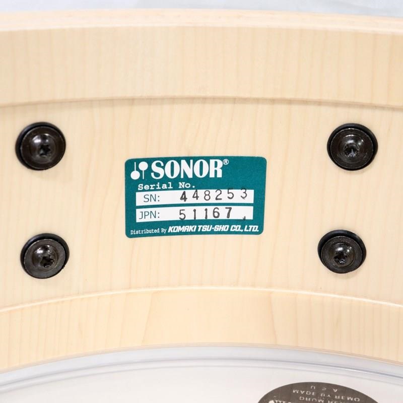 SONOR 【イケベ大阪夏祭りバーゲン！】PL-1405SDWD SNT [PROLITE Series Maple 14''×5'' / Die-Cast Hoop - スノー・タイガー]【店頭展示特価品】 画像8