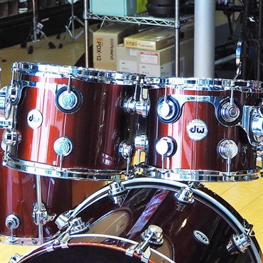 dw Collector's Pure Maple 4pc Drum Kit [BD22，FT16，TT12&10 /Root Beer Metallic Lacquer] 画像4