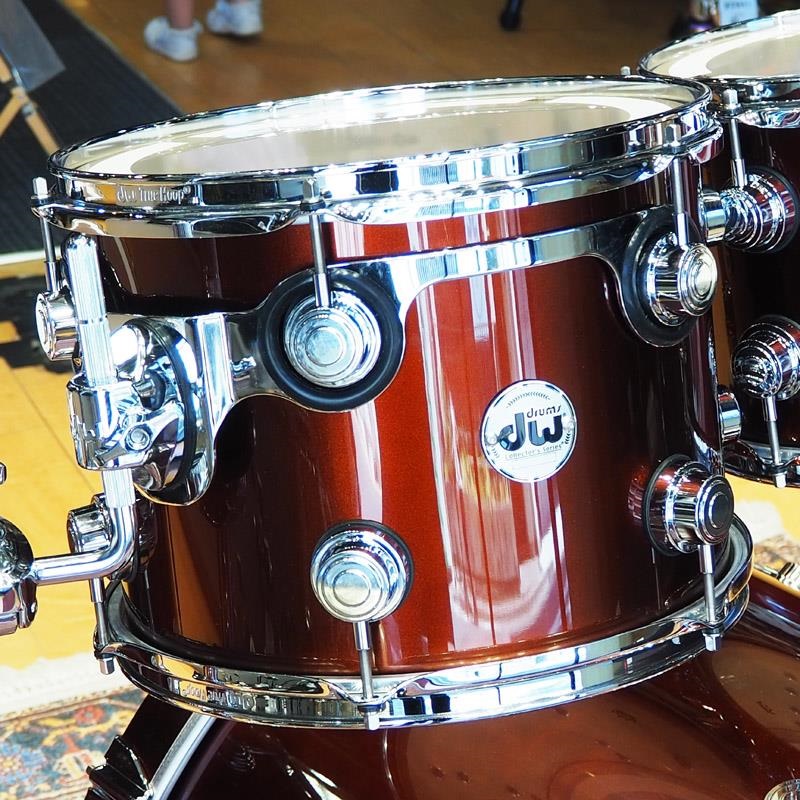 dw Collector's Pure Maple 4pc Drum Kit [BD22，FT16，TT12&10 /Root Beer Metallic Lacquer] 画像6