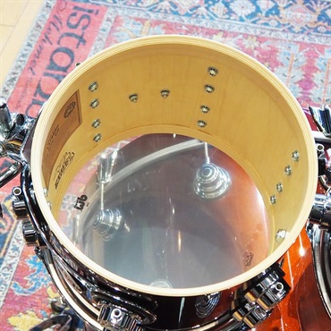 dw Collector's Pure Maple 4pc Drum Kit [BD22，FT16，TT12&10 /Root Beer Metallic Lacquer] 画像9