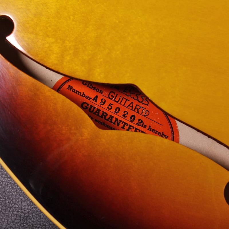 Gibson 1959 ES-335 Reissue VOS Vintage Burst SN. A950202 画像10