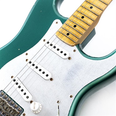 Fender Custom Shop IKEBE 50th Anniversary 1955 Stratocaster Journeyman Relic Metallic Green SN. R144189 画像3