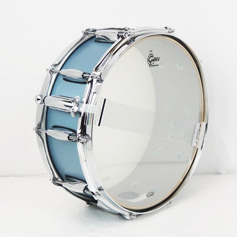 GRETSCH 【最安SALE】GBSL-5514S-1CL SIBM [Brooklyn Snare Drum 14×5.5 -  Satin Ice Blue Metallic]【店頭展示特価品】 画像4