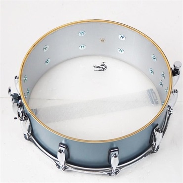 GRETSCH 【最安SALE】GBSL-5514S-1CL SIBM [Brooklyn Snare Drum 14×5.5 -  Satin Ice Blue Metallic]【店頭展示特価品】 画像8