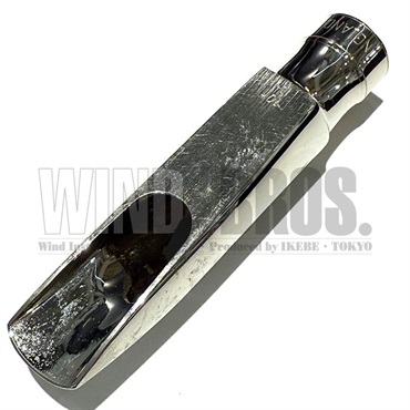 その他ブランド(管楽器・吹奏楽器) USED 中古 テナーサックス用マウスピース Morgan Fry モーガン・フライ メタル ロジウムプレート 10*/J+ 画像1