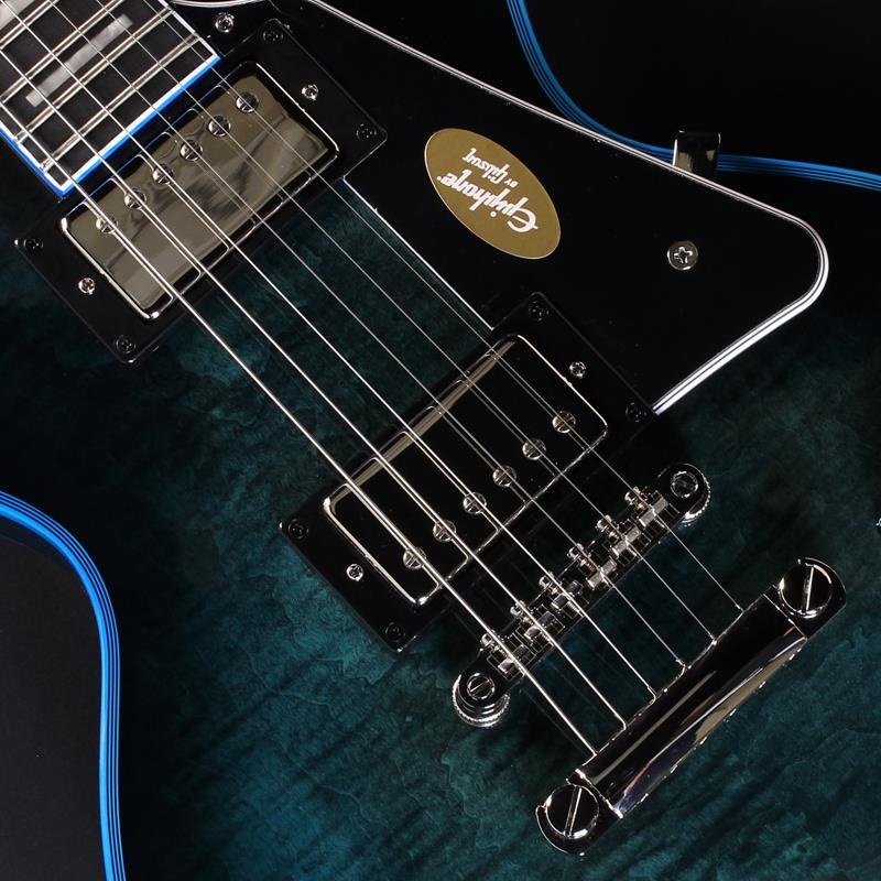 Epiphone Les Paul Custom Widow (Indigo Burst)【Epiphoneピックケースプレゼント】 画像3