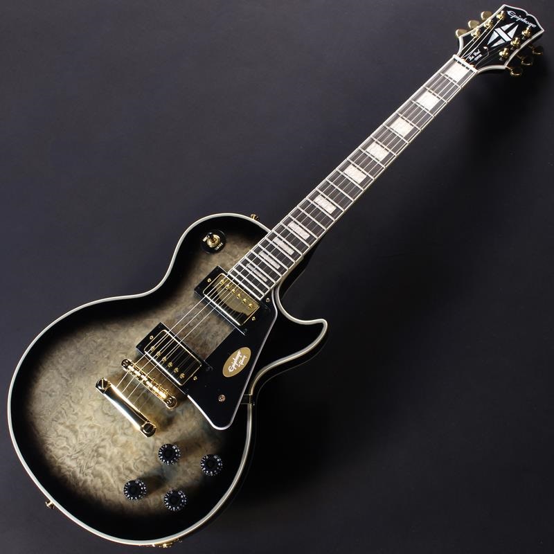 Epiphone Les Paul Custom Quilt (Cobra Burst) #25021528236【Epiphoneピックケースプレゼント】 画像1