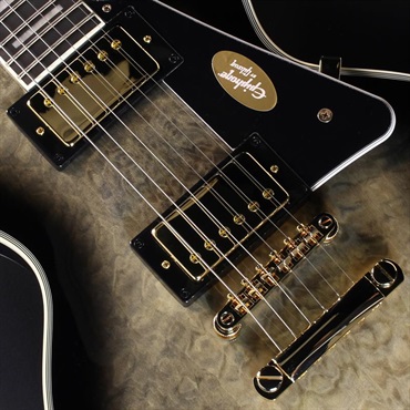 Epiphone Les Paul Custom Quilt (Cobra Burst) #25021528236【Epiphoneピックケースプレゼント】 画像3