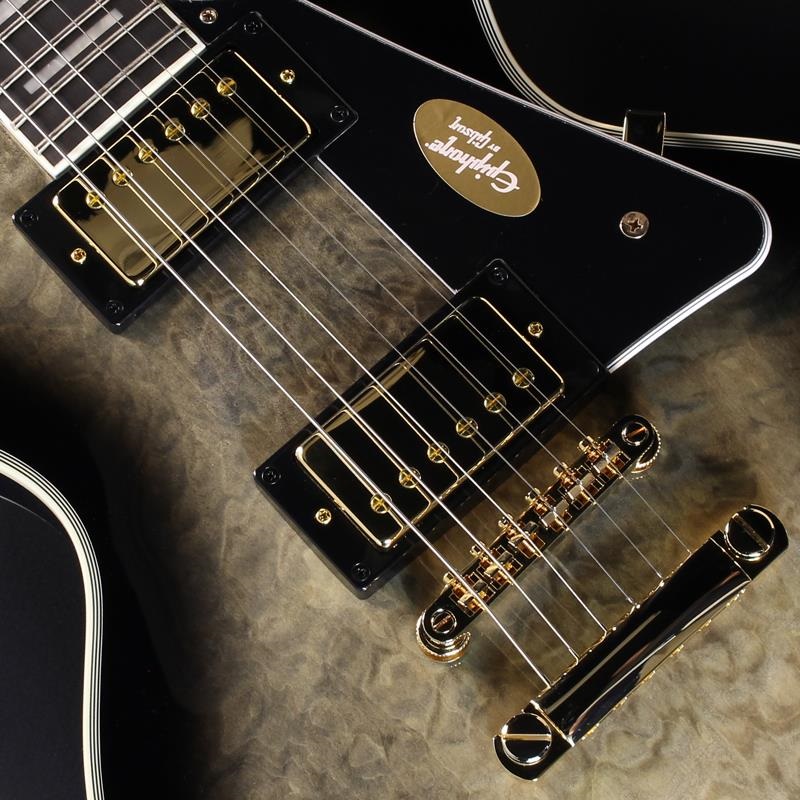 Epiphone Les Paul Custom Quilt (Cobra Burst) #25021528236【Epiphoneピックケースプレゼント】 画像3