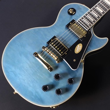 Epiphone Les Paul Custom Quilt (Ocean Blue Burst) #25021526711【Epiphoneピックケースプレゼント】 画像2