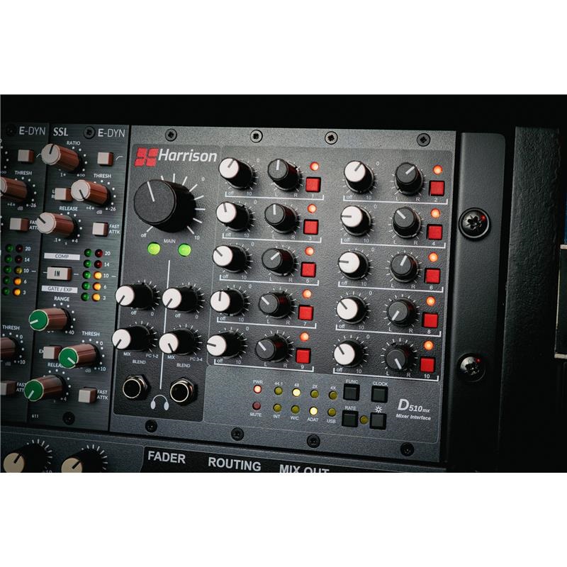 Harrison Audio 【予約商品・8月末以降発売予定】D510MX (D510r専用 ミキサーモジュール)(ハリソンオーディオ)(500シリーズモジュール)(2スロット) 画像2