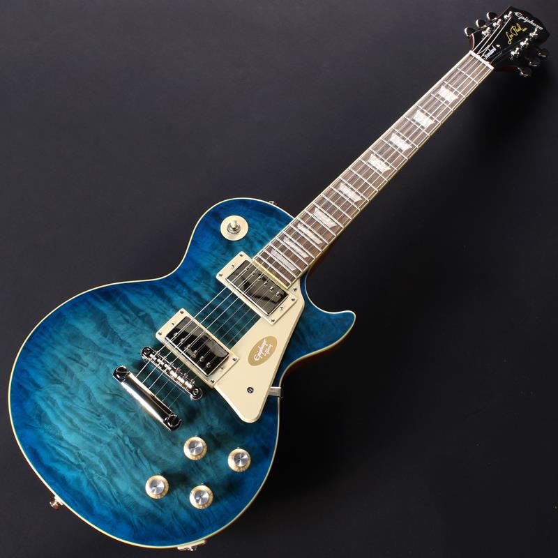 Epiphone Les Paul Standard 60s Quilt (Ocean Water Perimeter) #25031521900【Epiphoneピックケースプレゼント】 画像1