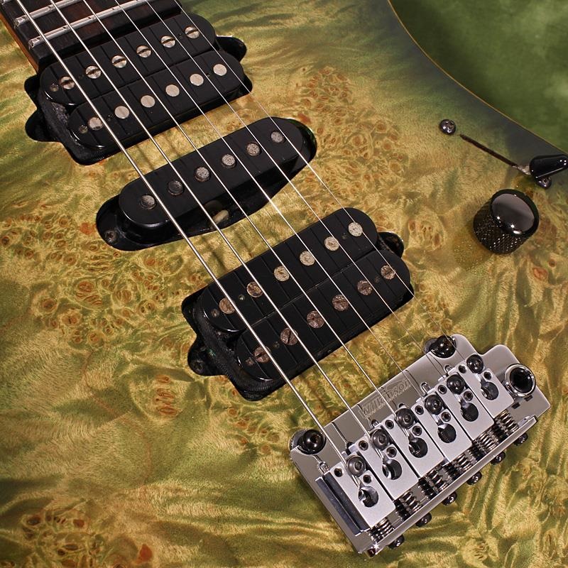 Suhr Guitars USED 中古 Modern Waterfall Burl Maple Top Faded Trans Green Burst SN. JS2Q7L 画像4