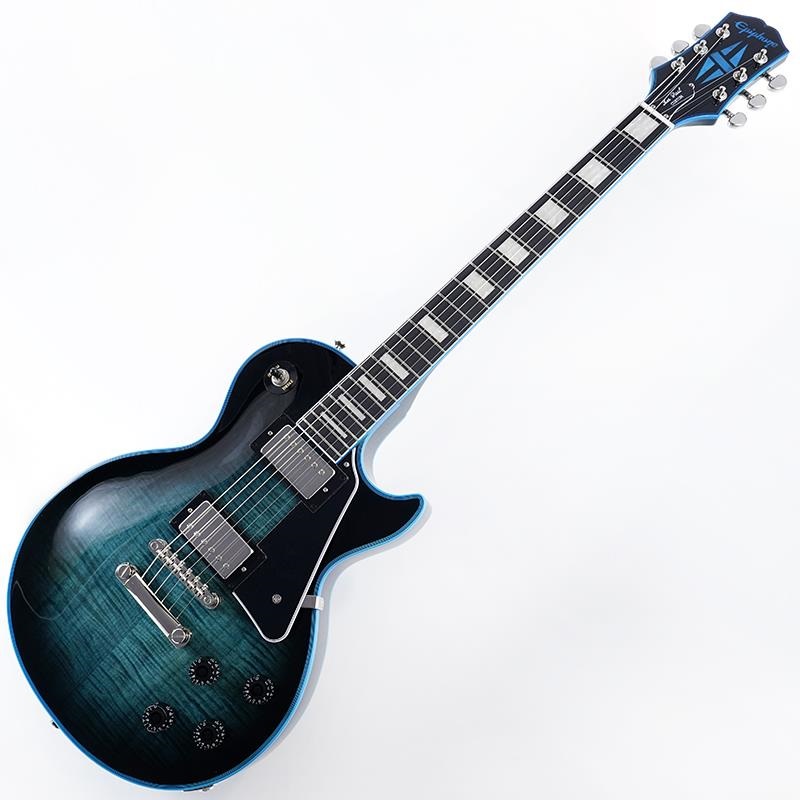 Epiphone Les Paul Custom Widow (Indigo Burst) 【Epiphoneピックケースプレゼント】 画像1