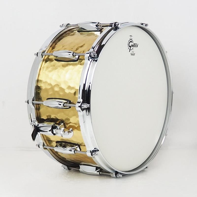 GRETSCH GRETSCH 【史上最大決算セール】S1-6514-BRH [Full Range Snare Drum / Hammered Brass 14×6.5]【店頭展示特価品】 画像3