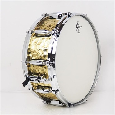 GRETSCH GRETSCH 【創業50周年大決算SALE】S1-0514-BRH [Full Range Snare Drum / Hammered Brass 14×5]【店頭展示特価品】 画像3