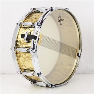 GRETSCH GRETSCH 【創業50周年大決算SALE】S1-0514-BRH [Full Range Snare Drum / Hammered Brass 14×5]【店頭展示特価品】 画像4