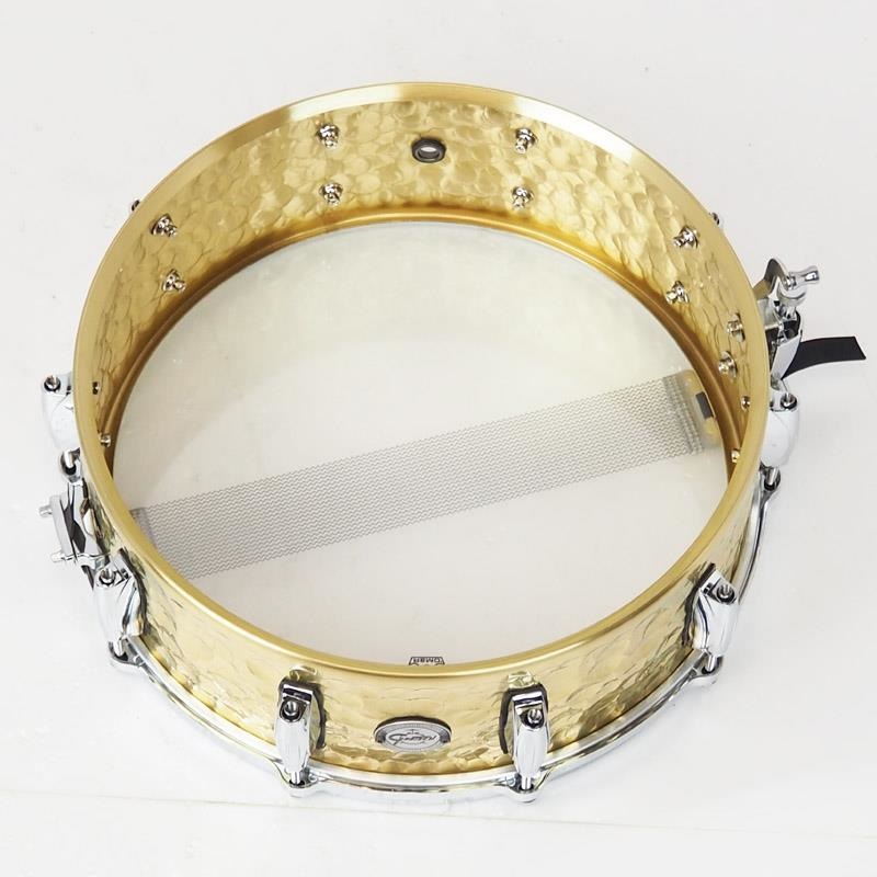 GRETSCH GRETSCH 【創業50周年大決算SALE】S1-0514-BRH [Full Range Snare Drum / Hammered Brass 14×5]【店頭展示特価品】 画像8