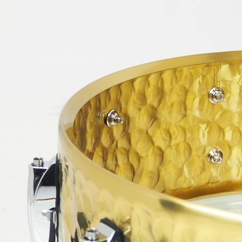 GRETSCH GRETSCH 【創業50周年大決算SALE】S1-0514-BRH [Full Range Snare Drum / Hammered Brass 14×5]【店頭展示特価品】 画像9