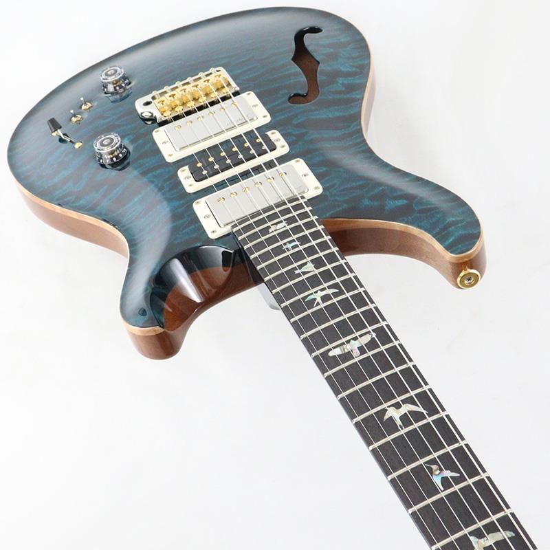 P.R.S. Ikebe 50th Anniversary Wood Library Special Semi-Hollow (Teal) [SN.0402032] 画像4