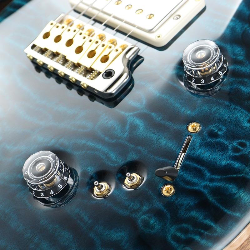 P.R.S. Ikebe 50th Anniversary Wood Library Special Semi-Hollow (Teal) [SN.0402032] 画像5
