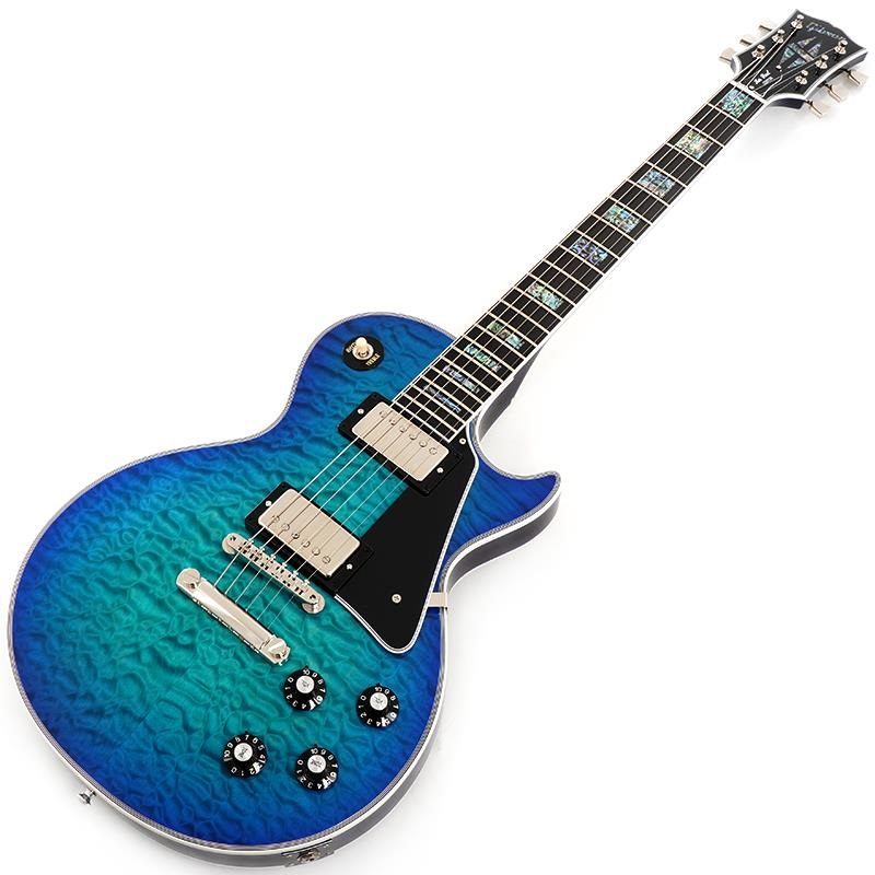 Gibson Les Paul 青色 専用ハードケース付 Gibson 1968 Les Paul Custom 7A Quilt Top Gloss (Trans Blue
