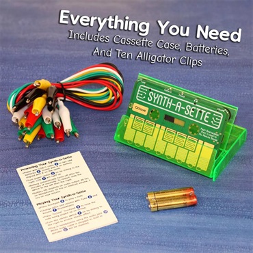 MicroKits 【数量限定・30%OFFセール！】Synth-a-Sette シンサセット 導電性を学びながら遊べるシンセサイザー 自由研究 ポケットサイズ 画像3