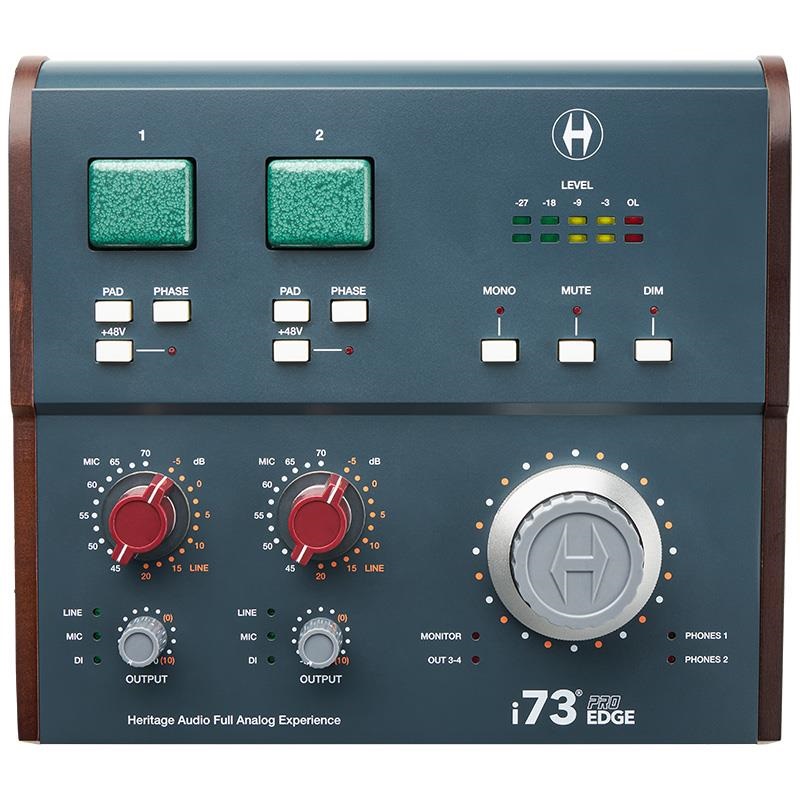 Heritage Audio i73 PRO EDGE (ヘリテージ オーディオ)(USB-C接続オーディオインターフェイス)(73スタイルClass-Aプリアンプ)(12イン/16アウト) 画像1