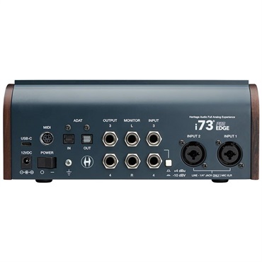 Heritage Audio i73 PRO EDGE (ヘリテージ オーディオ)(USB-C接続オーディオインターフェイス)(73スタイルClass-Aプリアンプ)(12イン/16アウト) 画像3