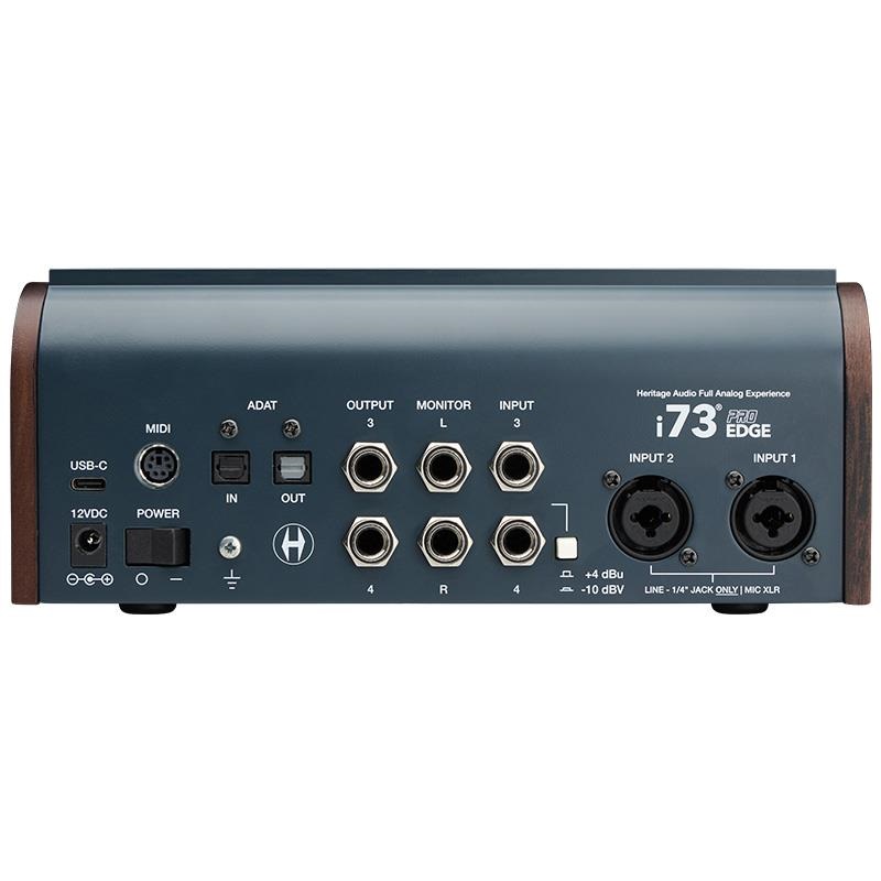 Heritage Audio i73 PRO EDGE (ヘリテージ オーディオ)(USB-C接続オーディオインターフェイス)(73スタイルClass-Aプリアンプ)(12イン/16アウト) 画像3