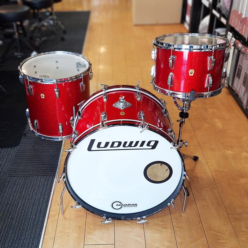Ludwig 60s 3pc Drum Set [22BD，13TT，16FT][Protectionracketケース